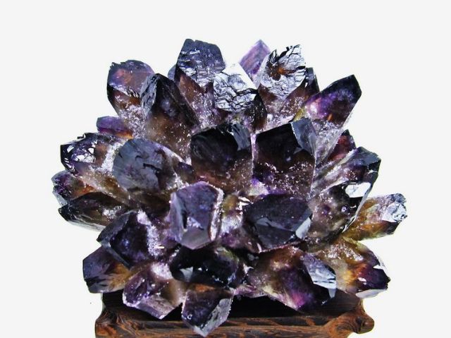 紫水晶 パープルクォーツ クラスター [T802-4433]