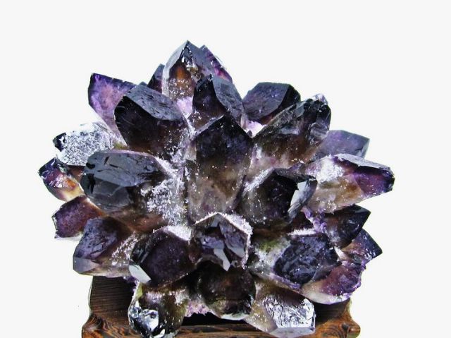 紫水晶 パープルクォーツ クラスター [T802-4433]