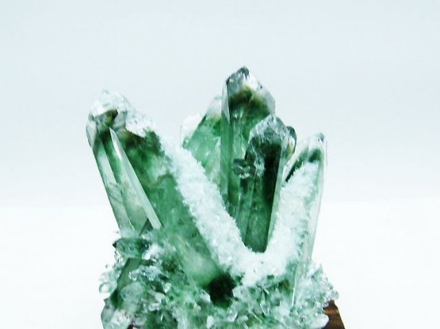 緑水晶 グリーンクォーツ クラスター[T802-5366]