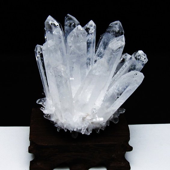 ◇超強天然(藍針入り)水晶クラスターB88B6/210B80C ◇超強天然(藍針