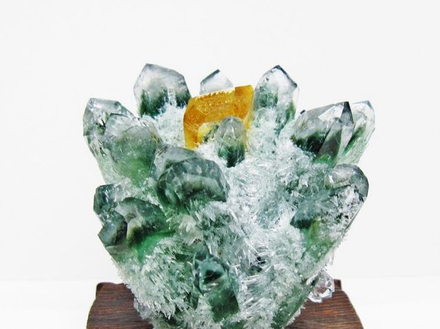 パワーストーン 天然石 緑水晶 グリーンクォーツ クラスター