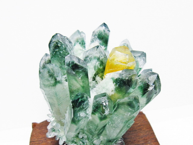 緑水晶 グリーンクォーツ クラスター[T802-5836]