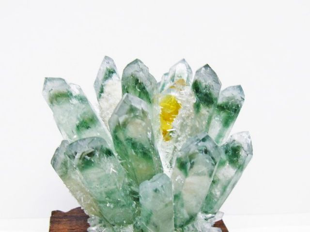 パワーストーン 天然石 緑水晶 グリーンクォーツ クラスター