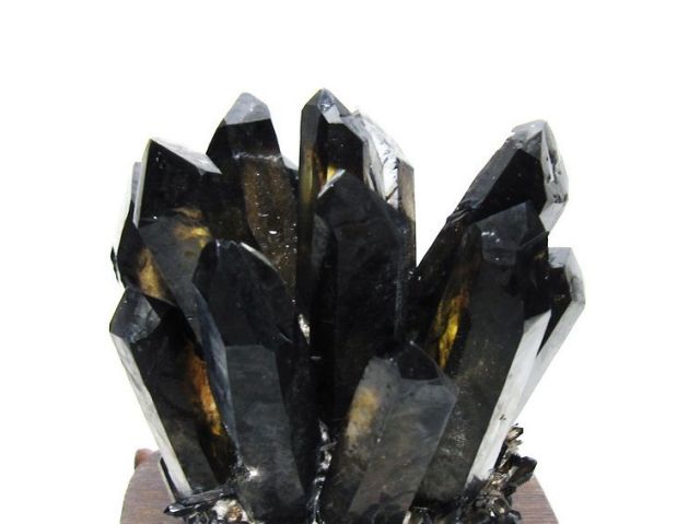 黒水晶 ブラッククォーツ クラスター[T802-5939]
