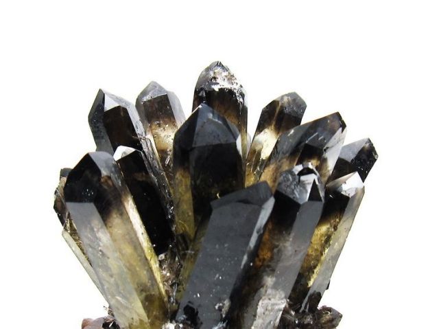 黒水晶 ブラッククォーツ クラスター [t802-5941]