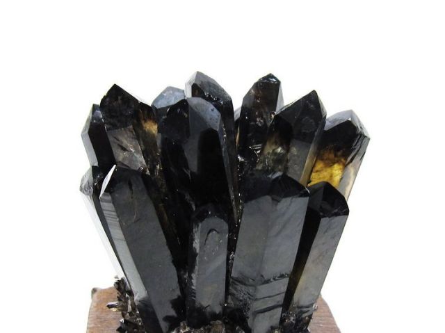 黒水晶 ブラッククォーツ クラスター [t802-5948]
