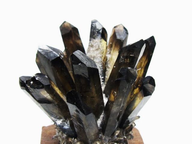 黒水晶 ブラッククォーツ クラスター [t802-5961]