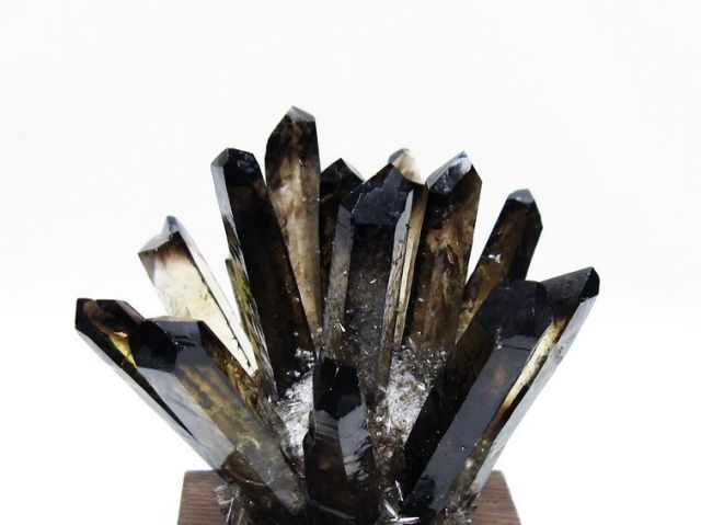 黒水晶 ブラッククォーツ クラスター [t802-6056]