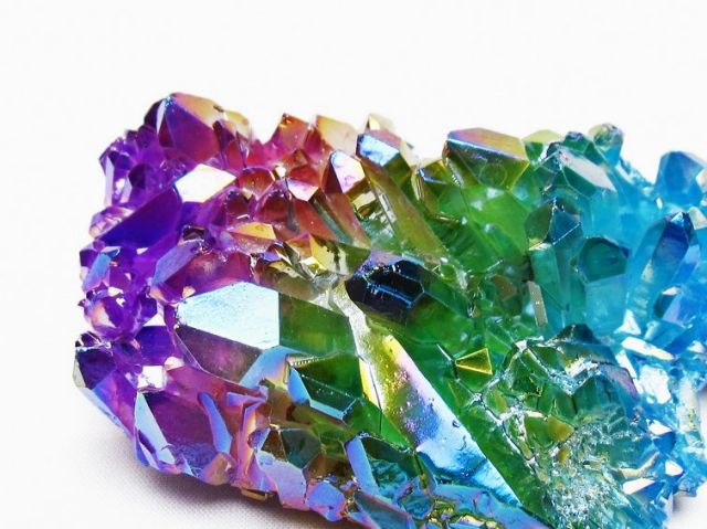 パワーストーン 天然石 オーラ水晶 オーラクリスタル クラスター