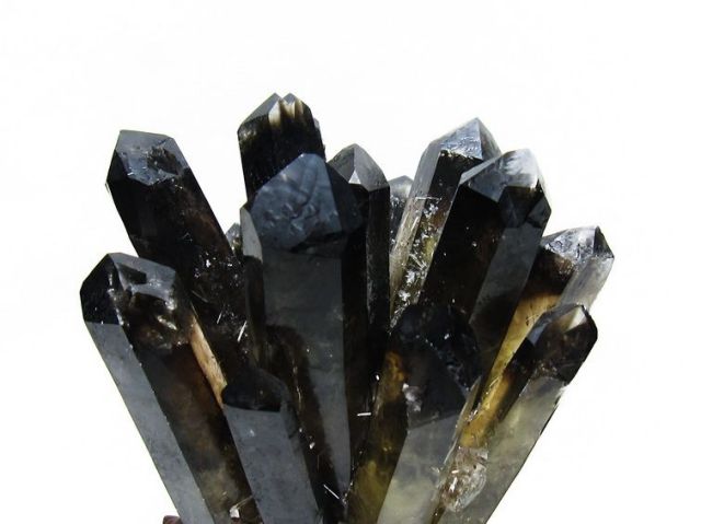 黒水晶 ブラッククォーツ クラスター [t802-6253]