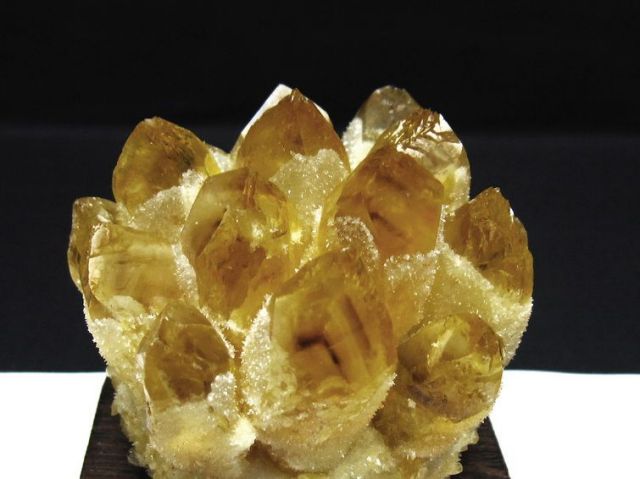 黄水晶 イエロークォーツ クラスター  [t802-6294]
