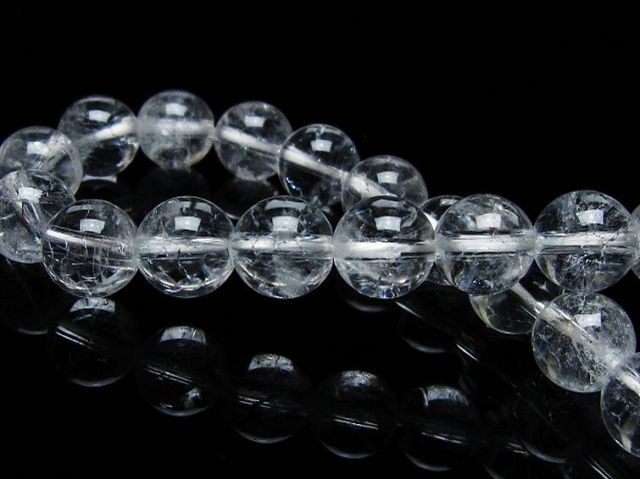 クラック水晶ブレスレット 9mm [T82-10465]