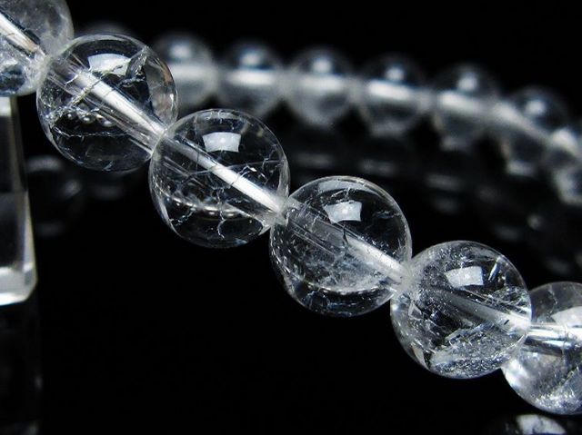 クラック水晶ブレスレット 9mm [T82-10465]