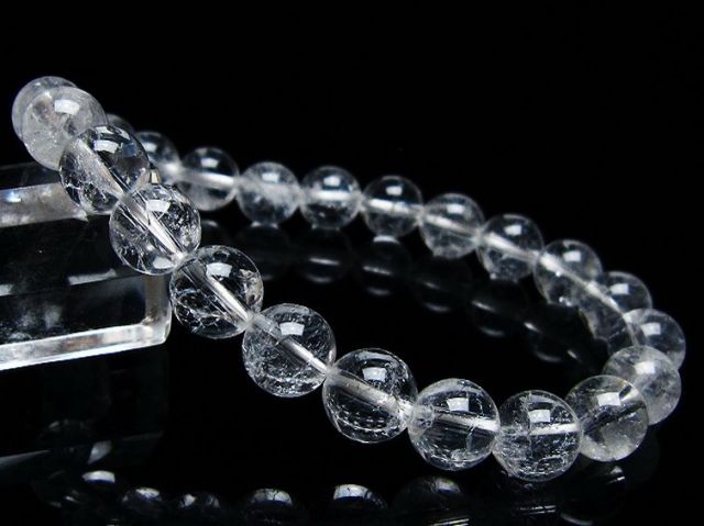 クラック水晶ブレスレット 9mm [T82-10472]