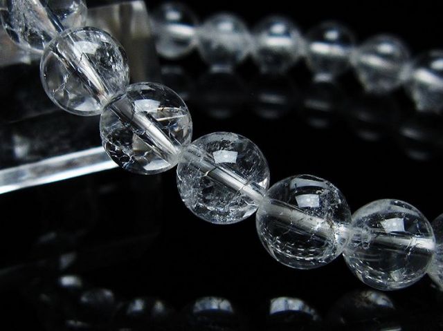 クラック水晶ブレスレット 9mm [T82-10472]