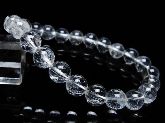 クラック水晶ブレスレット 9mm [T82-10491]