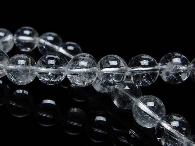 クラック水晶ブレスレット 9mm [T82-10491]
