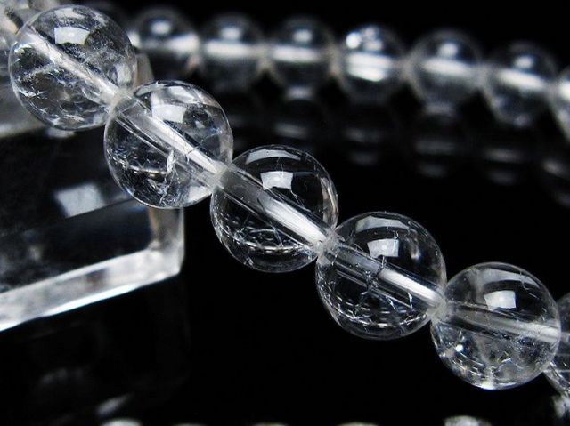 クラック水晶ブレスレット 9mm [T82-10537]