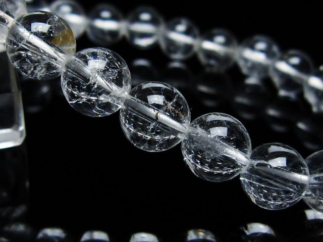 クラック水晶ブレスレット 9mm [T82-10541]