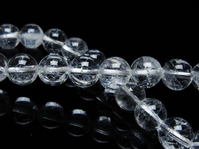 クラック水晶ブレスレット 9mm [T82-10552]