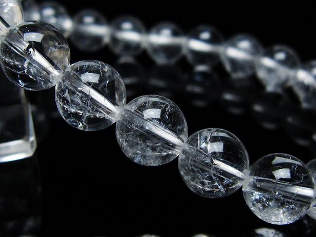 クラック水晶ブレスレット 9mm [T82-10552]