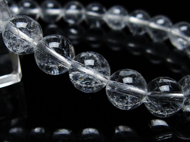 クラック水晶ブレスレット 9mm [T82-10588]