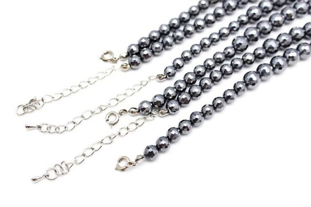 高純度激安 テラヘルツネックレス 128面カット ミックスビーズタイプ