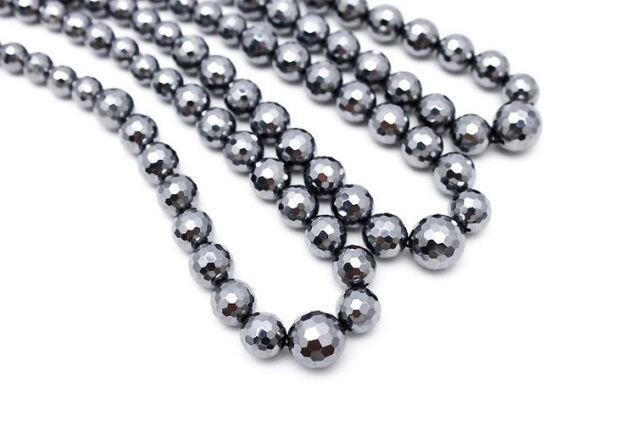 高純度激安 テラヘルツネックレス 128面カット ミックスビーズタイプ