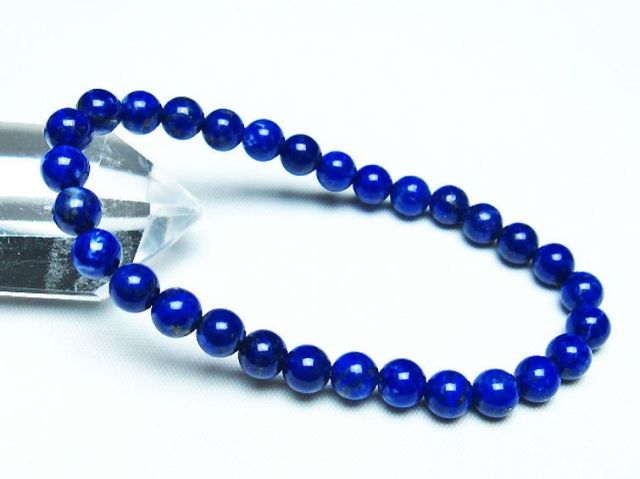 パワーストーン 天然石 ラピスラズリブレスレット 6mm [T83-10983]