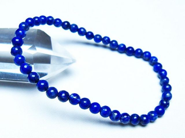 ラピスラズリブレスレット 4mm [t83-11364]