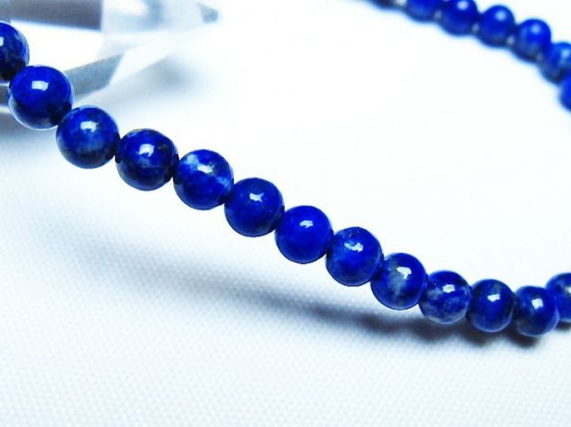 ラピスラズリブレスレット 4mm [t83-11364]