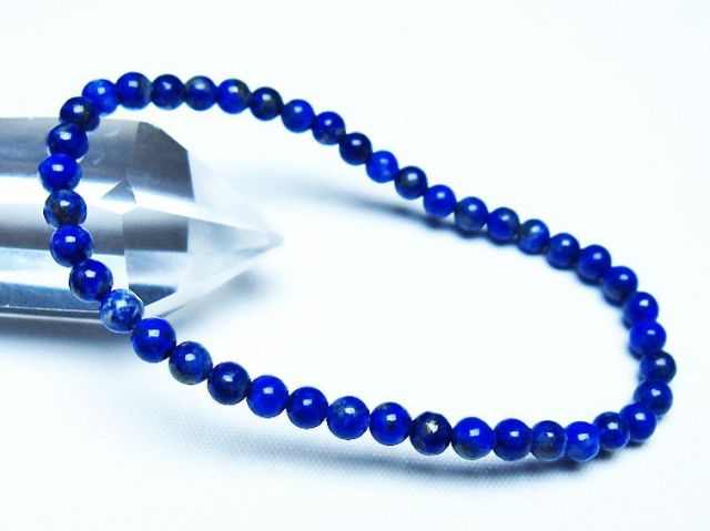 ラピスラズリブレスレット 4mm [t83-11369]