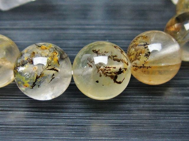 パワーストーン 天然石 デンドリッククォーツブレスレット 12mm