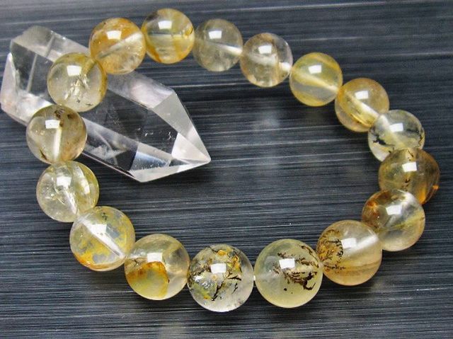 デンドリッククォーツブレスレット 12mm [T84-3397]