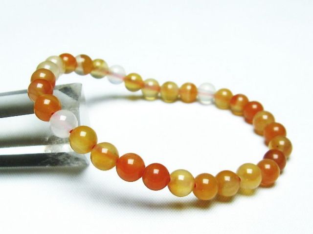 アゲートブレスレット 6mm [T85-10472]