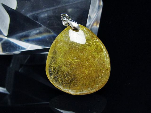 天然パワーストーン　プラチナルチル丸玉と六芒星水晶のセット 天然パワーストーン プラチナルチル丸玉と六芒星水晶のセット