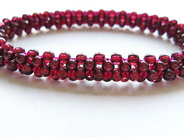 ガーネット ブレスレット 8mm [T87-14621]
