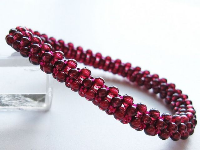 ガーネット ブレスレット 8mm [T87-14647]