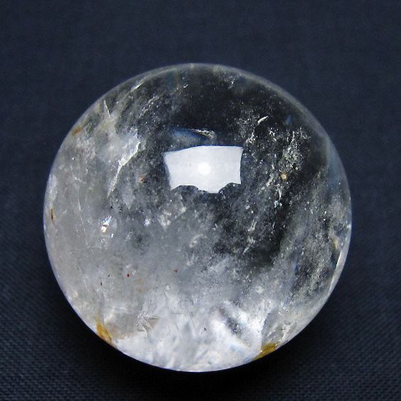 丸玉（ヒマラヤ水晶） パワーストーン 天然石 ヒマラヤ水晶丸玉 32mm [T91-9029]