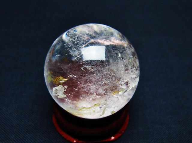 ヒマラヤ水晶丸玉 27mm [t91-9161]