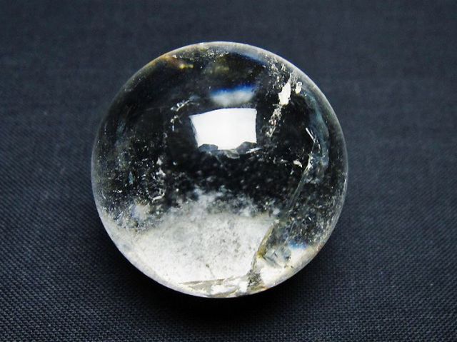 ヒマラヤ水晶丸玉 33mm [t91-9272]