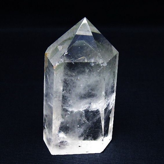 グリーンファントム水晶六角柱 [t98-2372]