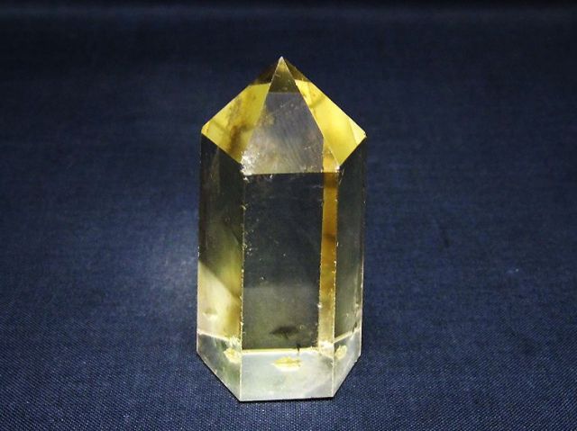 シトリン水晶スーパーファントム六角柱 [t98-2417]