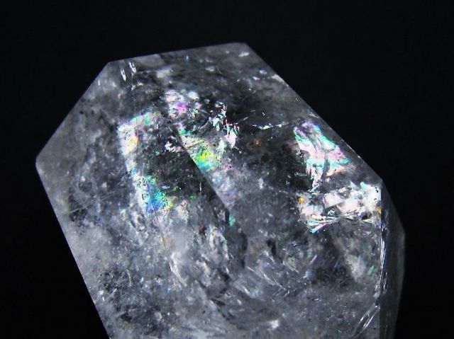 虹入りヒマラヤ水晶ダブルポイント [t98-2507]