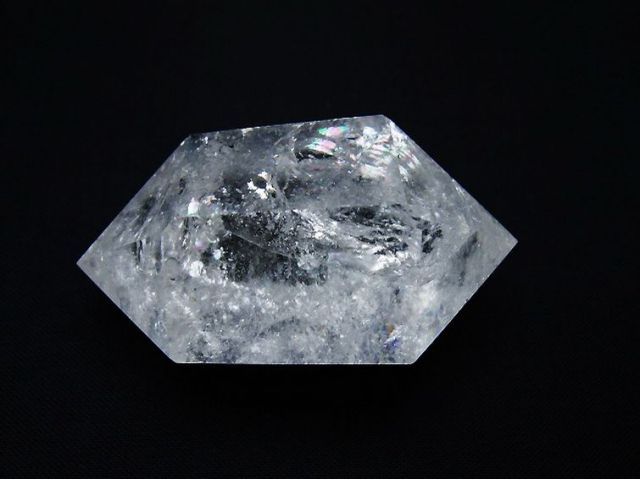虹入りヒマラヤ水晶ダブルポイント [t98-2507]