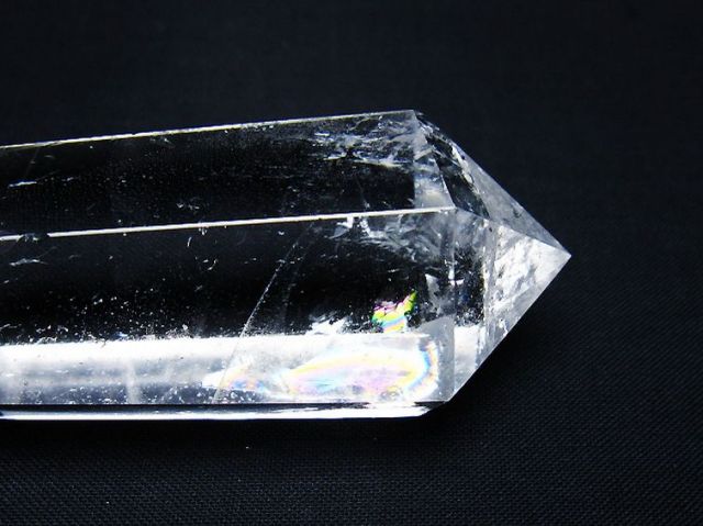虹入りヒマラヤ水晶ダブルポイント [t98-2669]