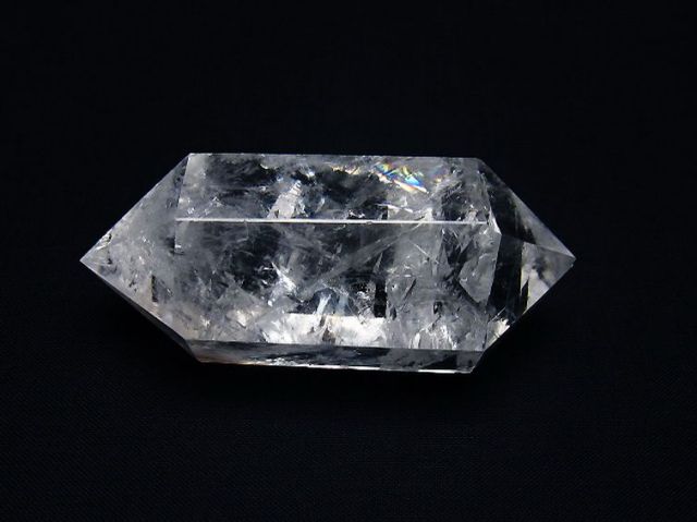 虹入りヒマラヤ水晶ダブルポイント [t98-2678]