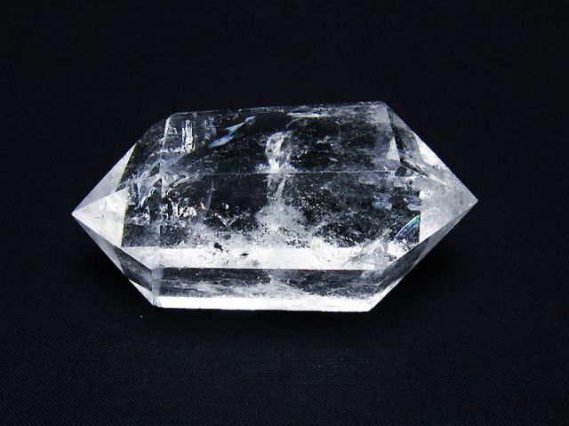 虹入りヒマラヤ水晶ダブルポイント [t98-2684]