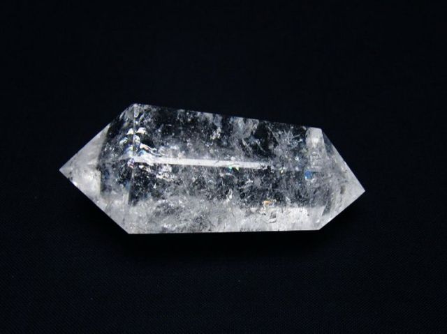 虹入りヒマラヤ水晶ダブルポイント [t98-2723]
