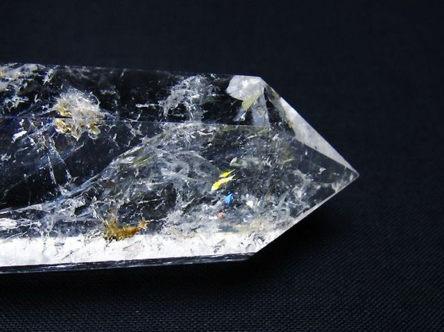 虹入りヒマラヤ水晶ダブルポイント [t98-2729]